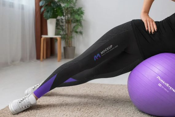 М'яч для фітнесу (фітбол) Power System PS-4013 Ø75 cm PRO Gymball Purple (PS-4013_75cm_Purple) | Зображення 3