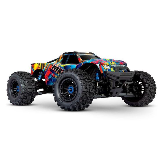 Машинка на радіокеруванні Traxxas MAXX WideMAXX 1/10 TSM 4x4 Monster Truck Brushless (RocknRoll)
