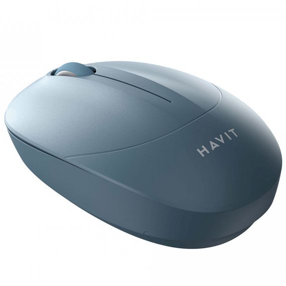 Беспроводная мышь HAVIT HV-MS54GT Blue с 1600 DPI, 2.4 ГГц и USB-приемником | Зображення 3