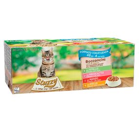 Набір вологого корму Stuzzy Cat Multipack з телятиною, шинкою, яловичиною та куркою для дорослих котів 48 шт * 85 гр