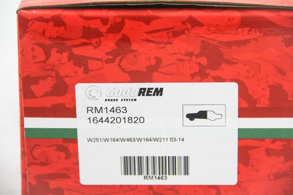 Колодки передні гальмівні W251/W164/W463/W164/W211 03-14, GOODREM (RM1463) | Зображення 2