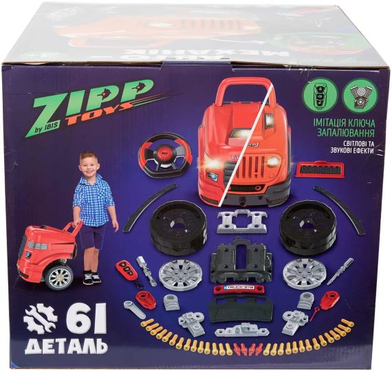 Ігровий набір ZIPP Toys Автомеханік червоний | Зображення 4