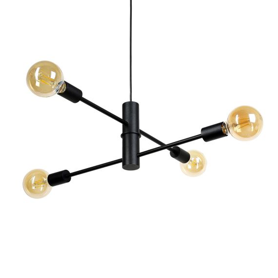 Люстра (світильник підвісний) Orbi Star Е27 P4 635205 Чорний, Atmolight