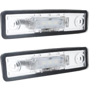 Seat Toledo II (99-04) светодиодные LED лампы подсветка номерного знака (2 шт комплект), Сеат Толедо