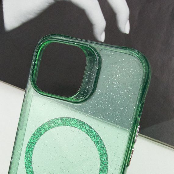 Чохол TPU Radiance with MagSafe для Apple iPhone 15 (6.1") Green | Зображення 2