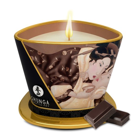 Массажная свеча Intoxicating Chocolate, аромат шоколада, 170 мл SHUNGA (Канада) sexstyle