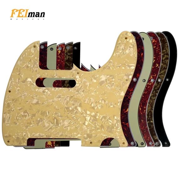Пикгард для электрогитары Fender Telecaster TL China золотистый ПЕРЛАМУТРОВЫЙ | Зображення 1