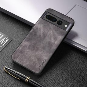 Google Pixel 6A нубуковий чохол сірий