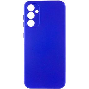 Чехол TPU GETMAN Liquid Silk Full Camera для Samsung Galaxy A55 Синий / Iris