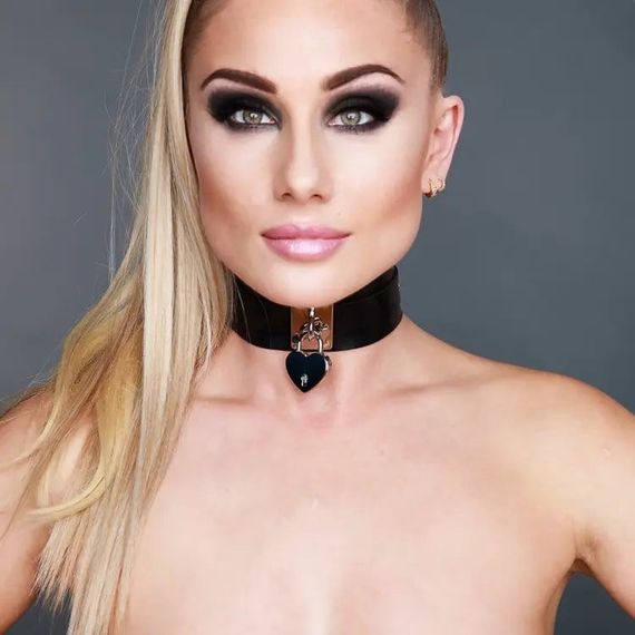 Нашийник Kinky Diva Collar Мe! із замочком та ключиком, чорний sexstyle | Зображення 1