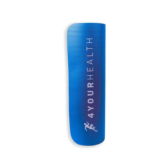Килимок для йоги та фітнесу + чохол 4yourhealth Fitness Yoga Mat 0101 (180*61*1см) Блакитний | Зображення 2