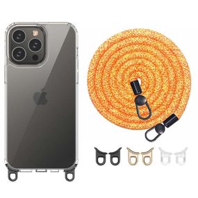 Чехол TPU Transparent with Straps для Apple iPhone 14 Pro (6.1")