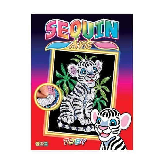 Sequin Art Набір для творчості RED Білий тигр Тобі (SA0906)