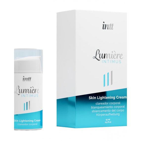 Відбілюючий крем для тіла Intt LUMIERE INTIMUS, SKIN LIGHTENING CREAM 15 ML sexstyle