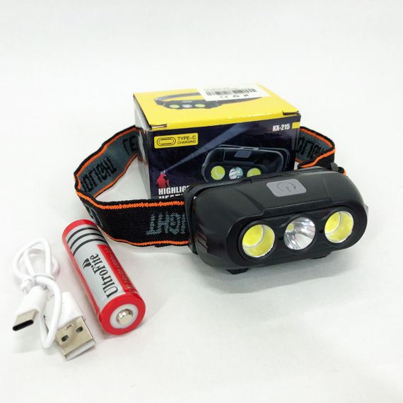 Ліхтар налобний AT-391 акумуляторний KX-215-LED-2COB | Зображення 4