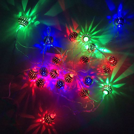 Гірлянда з лампочок, Гірлянда лампочки на ялинку, Гірлянди новорічні мерехтливі Електронна SV-84 | Зображення 3