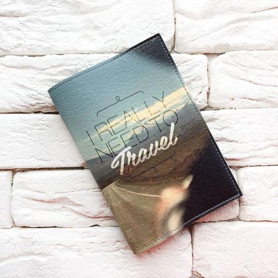 Обложка на паспорт I really need to travel