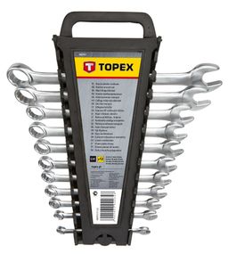 Ключи гаечные  TOPEX, комбинированные, 6-22 мм, набор 12 шт. (35D757)