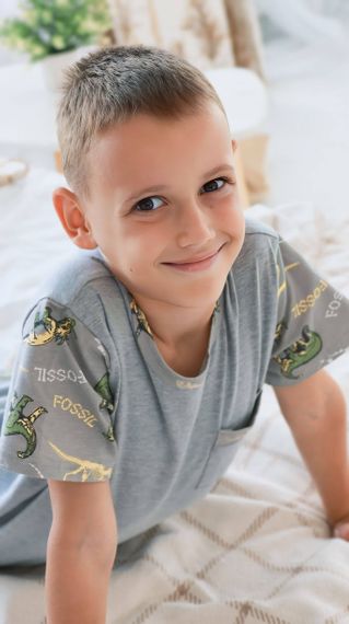 Піжама для хлопчика (підліткова) Носи своє 152 Сірий (p-11771-129234) | Зображення 5