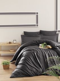 Постельное белье First Choice Cotton Satin 160х220 Snazzy Anthrasite