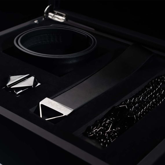 Повідець LOCKINK Tied Collar with Leash Set - Black | Зображення 4