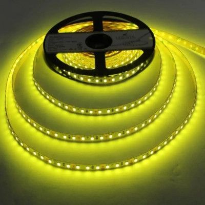 Светодиодная лента LED-STIL 9,6 Вт/м 2835 120 діодів IP33 12 Вольт 70 lm ЛИМОННИЙ (DFN2835-120A-IP33-L) - Топ | Зображення 4