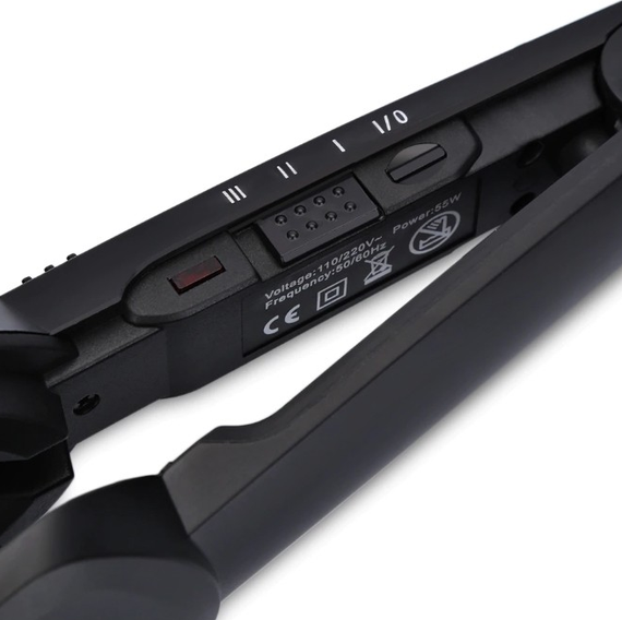 Потрійна плойка хвиля для волосся 3 хвилі Kemei 2022 щипці потрійні для великих локонів кераміка | Зображення 4