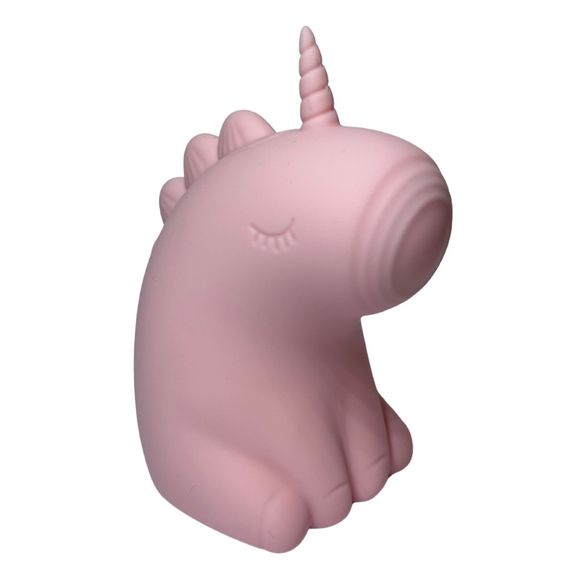 Стимулятор клитора с пульсацией UNIVIBE Единорог, 5 режимов, розовый sexstyle