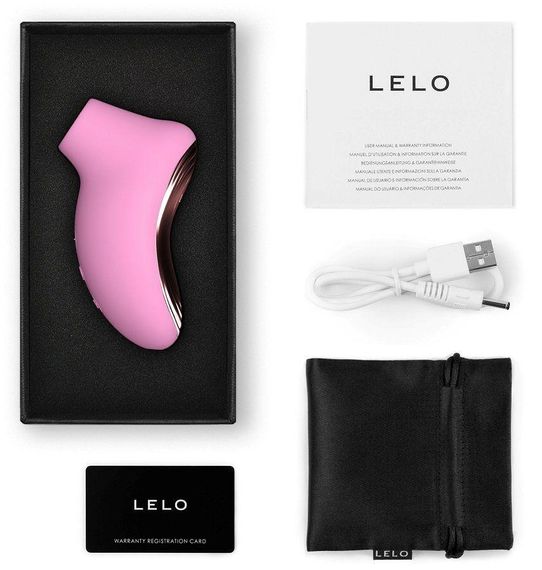 Звуковой стимулятор клитора LELO SONA 2 Travel Pink, тревел-версия, 12 режимов sexstyle | Зображення 2