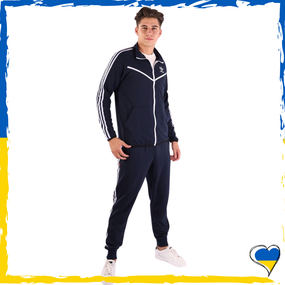 Костюм спортивний Adidas темно-синій. Костюм Адідас чоловічий 2XL