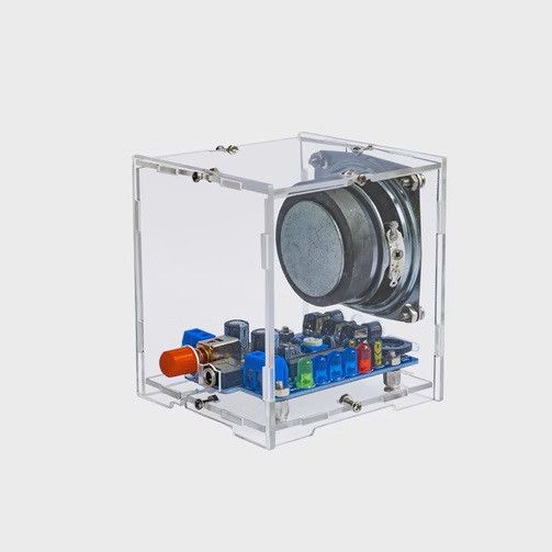 Радиоконструктор блютуз колонка, акриловый корпус DIY Kit сделай сам | Зображення 2