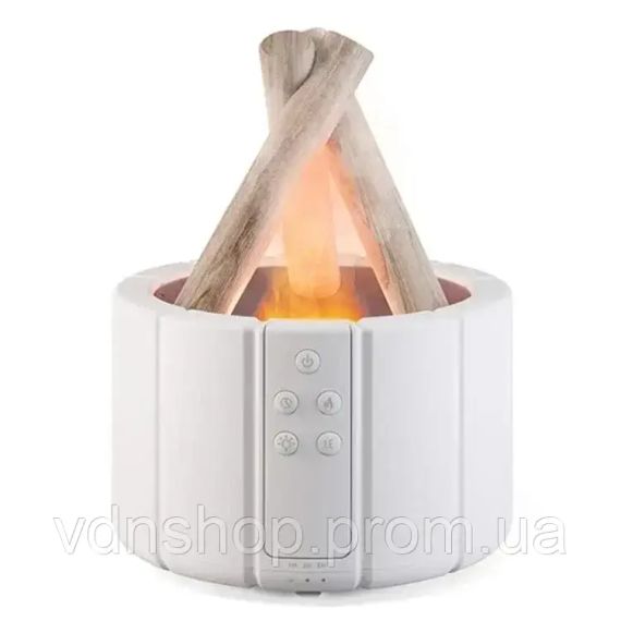 Зволожувач повітря з підсвічуванням полум'я , ефект багаття | Зображення 1