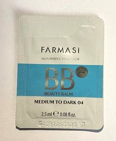 Пробник саше тестер тонального бб крему Farmasi bb cream spf15 Medium to dark 04 2,5 мл