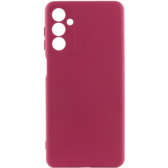Чехол Silicone Cover Lakshmi Full Camera (A) для Samsung Galaxy A14 4G/5G Бордовый / Marsala