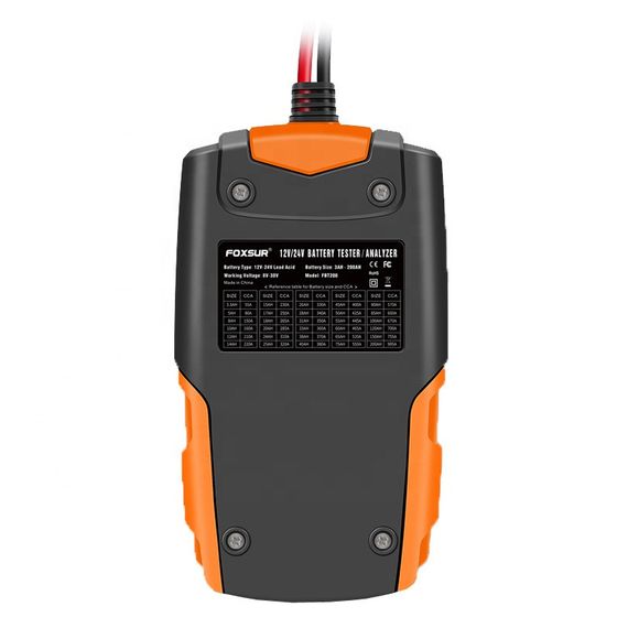 Тестер акумуляторів E-FAST TK-100 12/24 В Цифровий автомобільний аналізатор АКБ 26X-313 з LCD-дисплеєм для перевірки CCA, SOC | Зображення 7