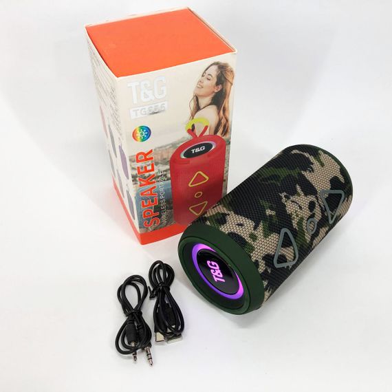 Bluetooth колонка портативная TG656 FM-радио. UP-275 Цвет: камуфляж | Зображення 4