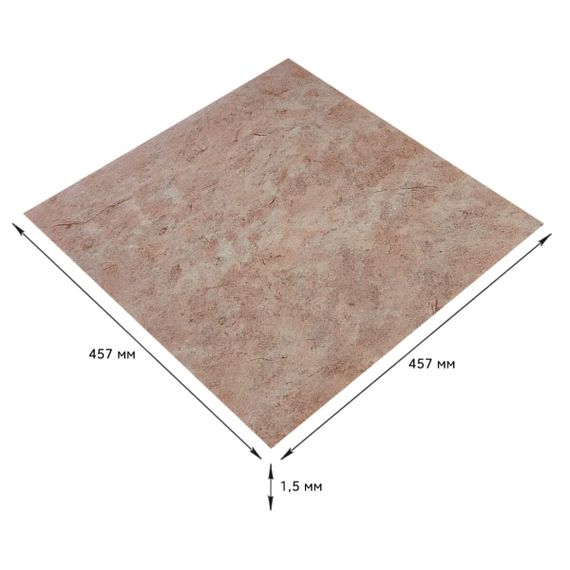Самоклеюча LVT плитка 457х457х1.5мм (D) SW-00002457 | Зображення 3