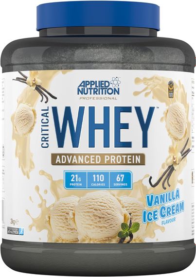 Протеїн Applied Nutrition Critical Whey Protein Powder 2kg (2kg - 67 Servings) (Vanilla Ice Cream)