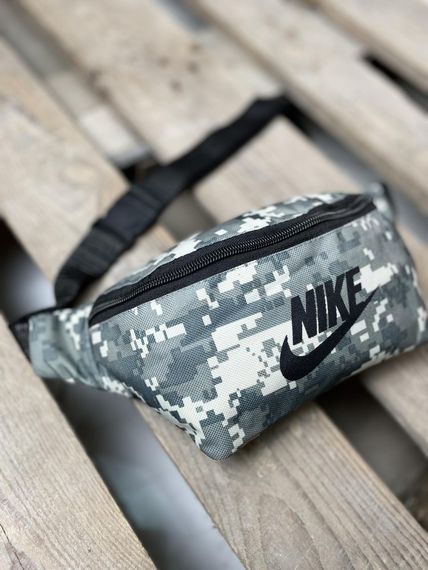 Бананка Nike сірий піксель | Зображення 1
