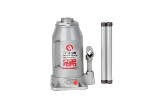 Домкрат гидравлический Intertool - 20 т х 440 мм одноштоковый (GT0028)