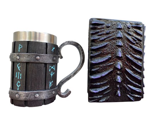 Подарунковий набір Кухоль 3D Скандинавські Руни та Блокнот 3D «Око Ілюзій» | Зображення 1