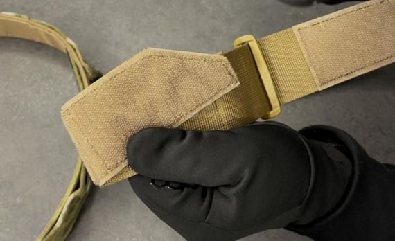 Військово-тактичний ремінь композитний пластик Range Belt D-Ring Cobra Buckle мультикам | Зображення 5
