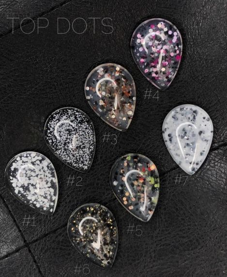 Топ Crooz Dots Top №05 (с разноцветными декоративными частичками) 8мл | Зображення 4