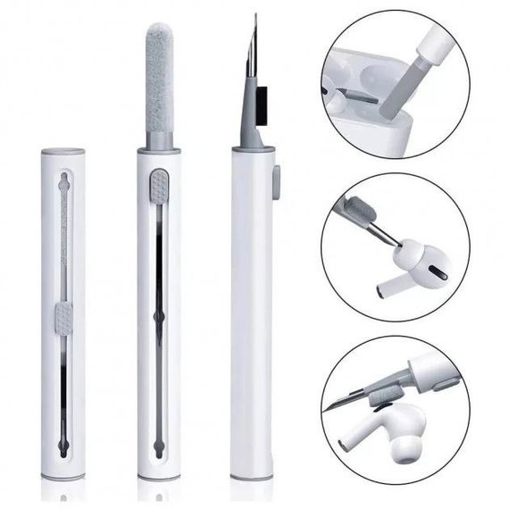 Багатофункціональна ручка-щіточка Multi Cleaning Pen для чищення навушників та гарнітури (370169) | Зображення 2