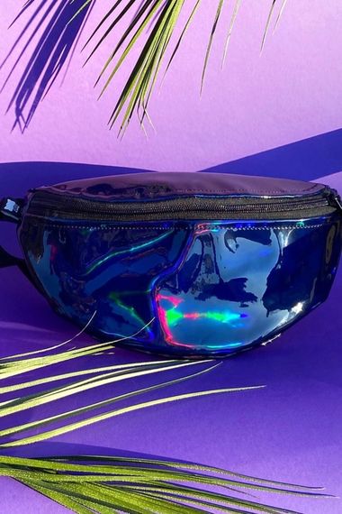 Поясна сумка Radiocat holographic dark blue