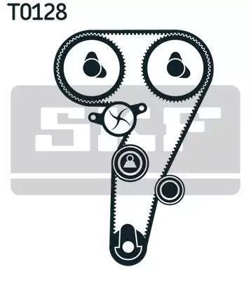 Помпа + комплект ременя ГРМ FIAT COUPE, ALFA ROMEO, SKF (VKMC02177) | Зображення 1