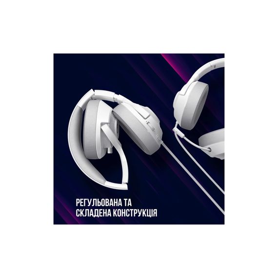 Навушники Lorgar Noah 101 Gaming 3.5 мм White (LRG-GHS101W) | Зображення 5