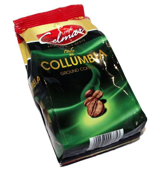Кофе молотый Celmar Collumbia, 500г, Польша, кофе натуральный крепкий, смесь купаж робусты и арабики | Зображення 1