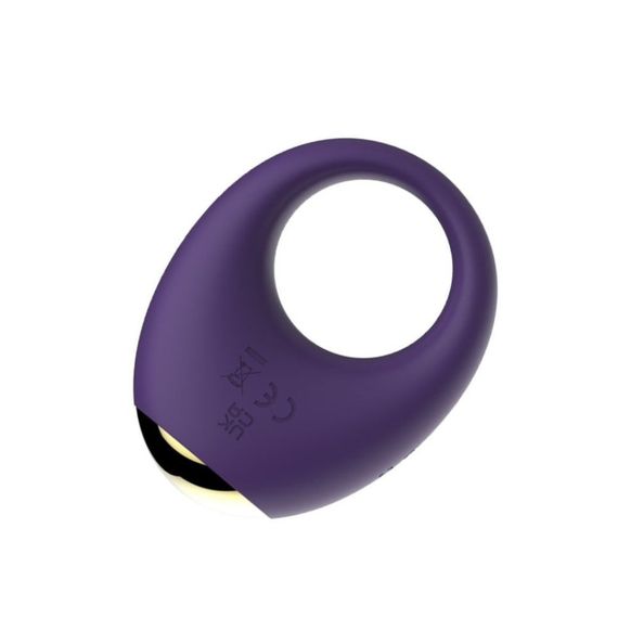 Вибрационное эрекционное кольцо Every Night Toys со светодиодом и 7 режимами вибрации, фиолетовый sexstyle | Зображення 2