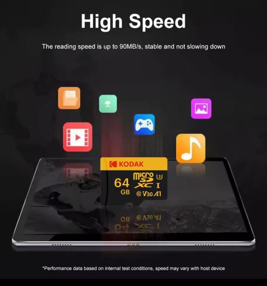 Картка пам'яті Kodak Ultra, карта Micro SD Class 10, 64GB | Зображення 7